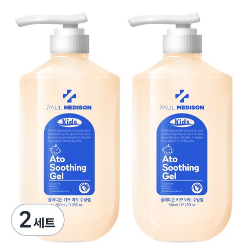폴메디슨 키즈 아토 수딩젤 크림, 510ml, 4개
