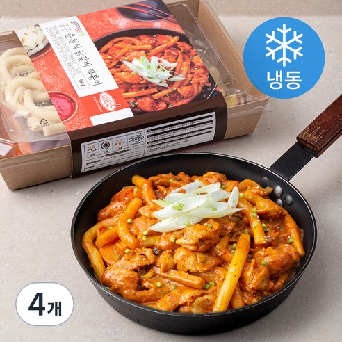 곰곰 춘천식 닭갈비 떡볶이, 950g, 4개