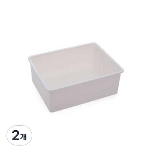 올리브엣 칸칸이 다용도 속옷정리함 양말수납함 화이트, 2개