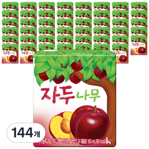 서울우유 자두나무 과일주스, 150ml, 144개