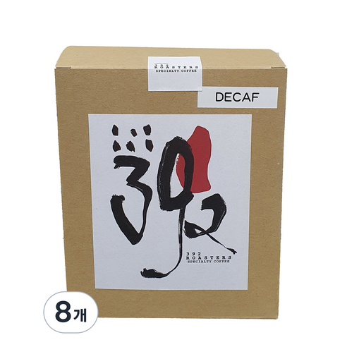 392로스터스 대용량 드립백 커피 디카페인, 20g, 8개