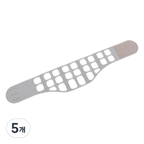 탑건강 실리콘 허리 자극 벨트, 5개