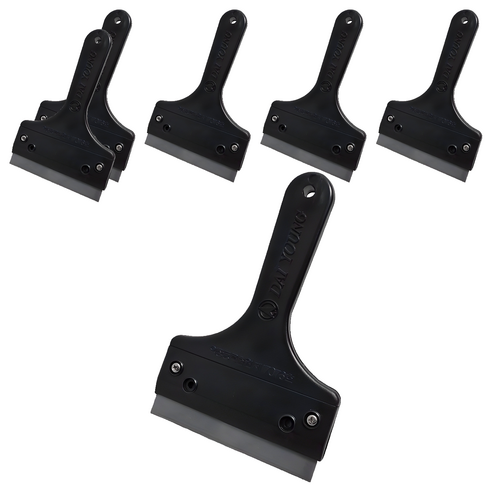 월드크린 스크레퍼 흑칼집 + 칼날 33mm x 20p 세트, 6세트