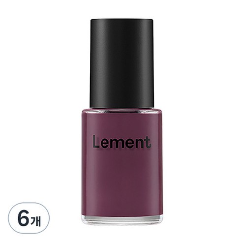 르멘트 컬러 네일, 뮤티드 플럼, 14ml, 6개