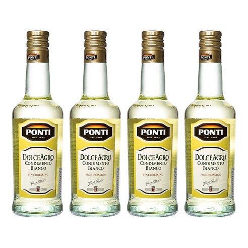 폰티 발사믹 화이트 식초, 500ml, 4개