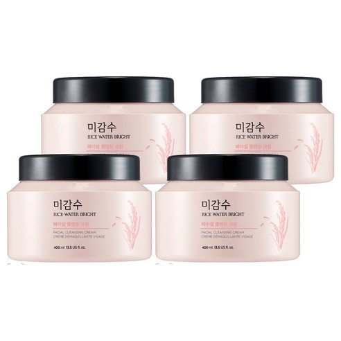 더페이스샵 미감수 브라이트 페이셜 클렌징 크림, 400ml, 4개