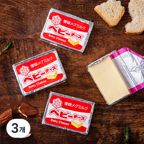 유키지루시 미니 치즈 4개입, 46g, 3개