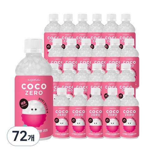 슈가로로 코코제로 리치, 340ml, 72개