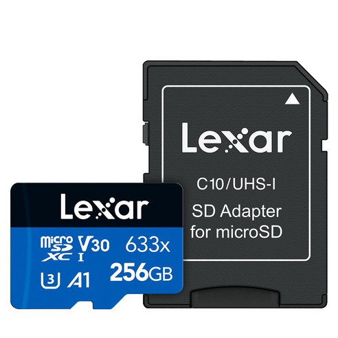 렉사 하이퍼포먼스 microSDXC 메모리카드 CLASS10, 256GB