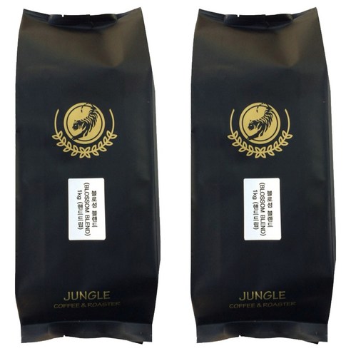 정글인터내셔널 블로섬 블렌드 원두, 1kg, 2개, 핸드드립