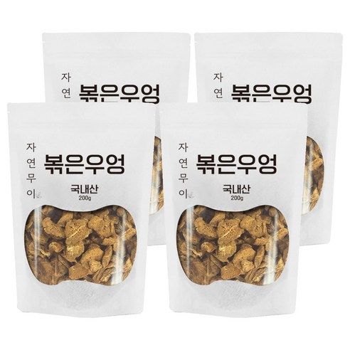 자연무이 볶은 우엉차, 200g, 1개입, 4개