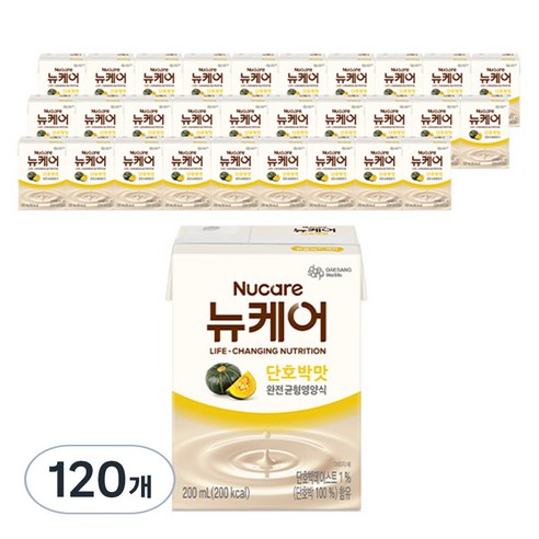 뉴케어 단호박맛 완전균형영양식, 120개, 200ml