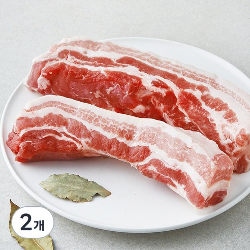 고급진 캐나다산 삼겹살 수육보쌈용 (냉장), 1kg, 2개 1kg × 2개, 1kg × 2개 섬네일