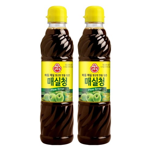오뚜기 매실청, 660g, 2개