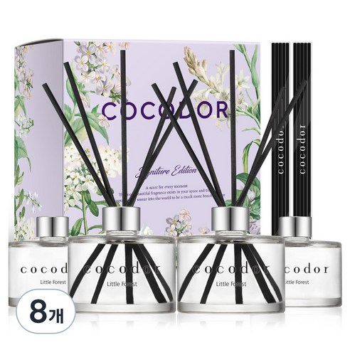 코코도르 퍼퓸 디퓨저, 리틀포레스트, 200ml, 8개