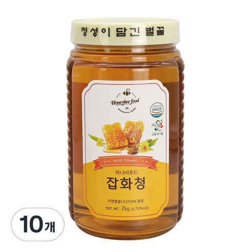 허니비푸드 잡화청, 10개, 2kg
