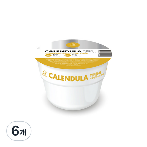 린제이 카렌듈라 컵 모델링팩 28g, 1개입, 6개