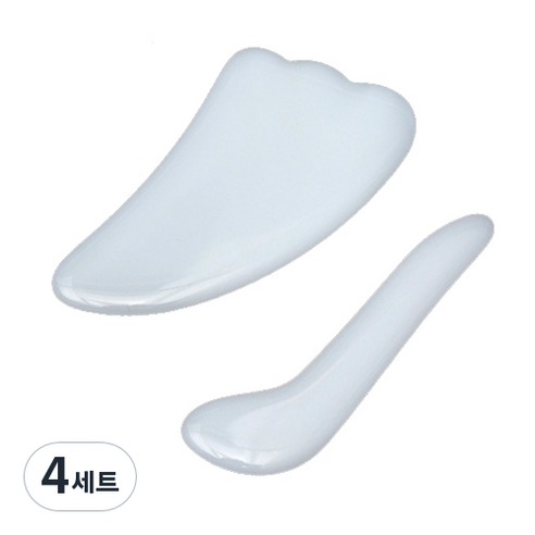 백옥 마사지 나진 괄사 02 날개 + 국자 세트 NJ004, 4세트