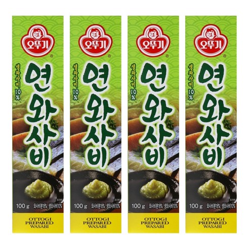 오뚜기 연와사비, 100g, 4개