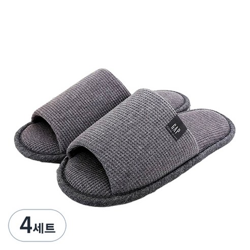 갭 와플워셔블 거실화, 그레이, 4세트