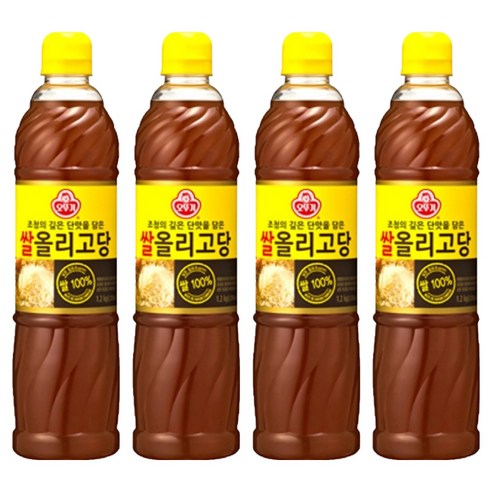 오뚜기 쌀올리고당, 1.2kg, 4개
