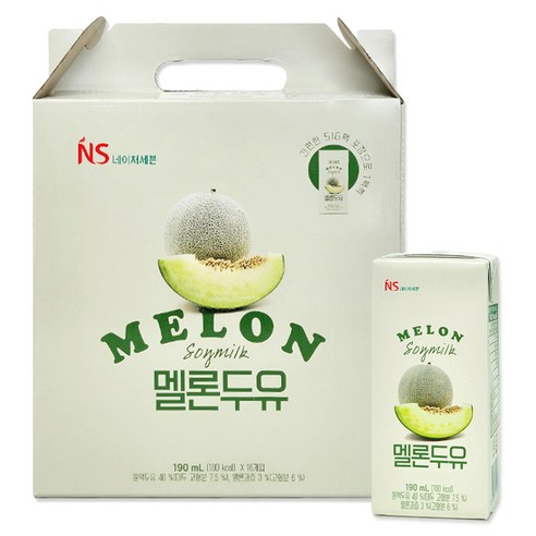 네이처세븐 멜론두유, 190ml, 16개