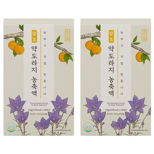 청숨 발효 약도라지 농축액 스틱형, 10g, 60개
