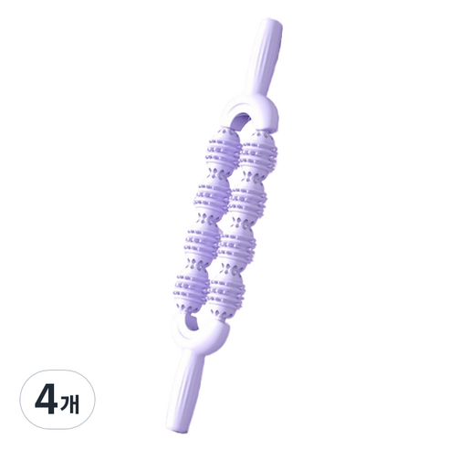 제이케이 2 x 4 롤러 건강스틱, 4개, 라벤더퍼플