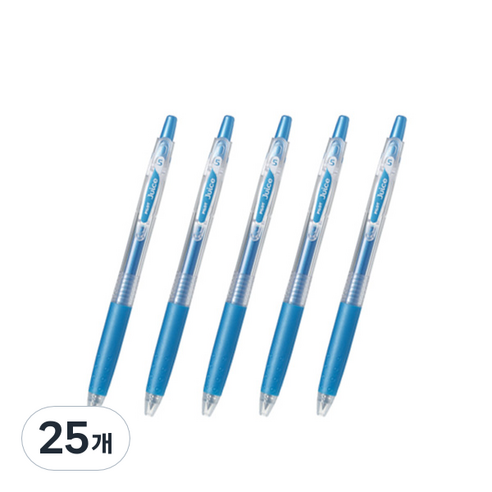 파이롯트 주스 젤잉크펜 0.5mm LJU-10EF, 메탈릭블루, 25개