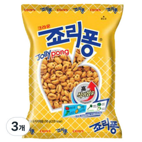 죠리퐁 스낵, 50g, 3개