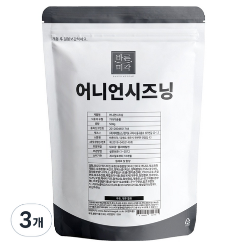 바른미각 어니언 시즈닝, 500g, 3개