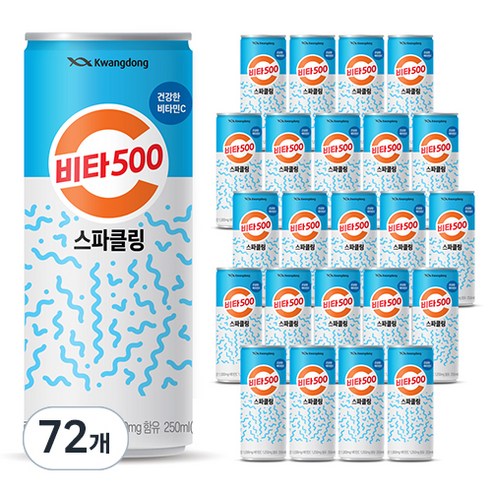 광동 비타500 스파클링, 250ml, 72개