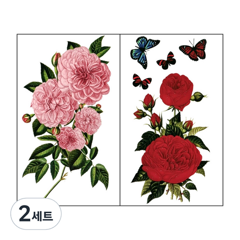 파티복닷컴 플라워타투 세트, YM-X271, YM-X272, 2세트