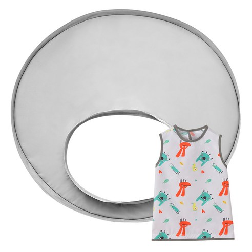 엄마의 마음을 담은 이유식 필수템, 더마더 나시 턱받이 매트 자기주도이유식매트