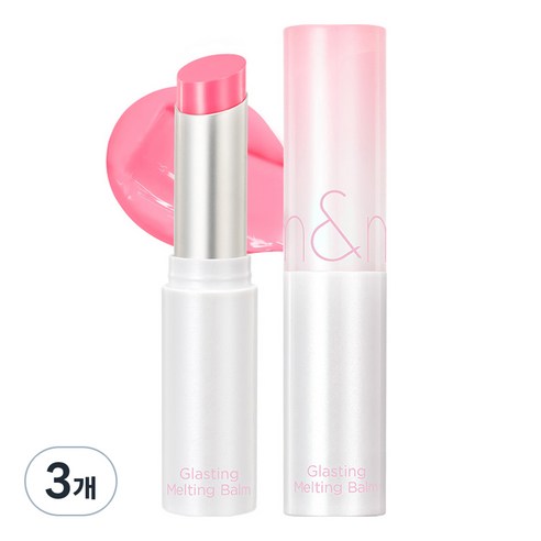 롬앤 글래스팅 멜팅 밤, 09 피오니즈, 3.5g, 3개