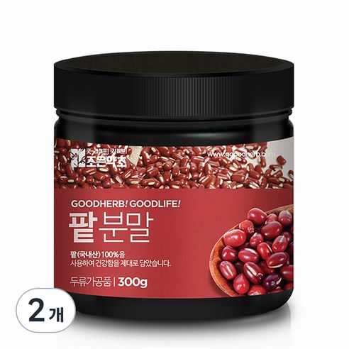조은약초 팥 분말, 300g, 2개