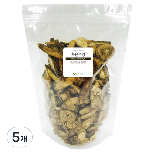 바른건강 볶은우엉, 5개, 500g, 1개입