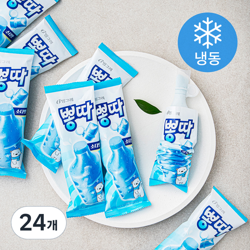 빙그레 뽕따 소다 (냉동), 130ml, 1개입, 24개
