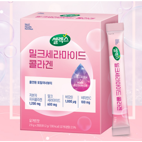 셀렉스 밀크세라마이드 콜라겐 토털이너뷰티 분말 28p 선물세트
