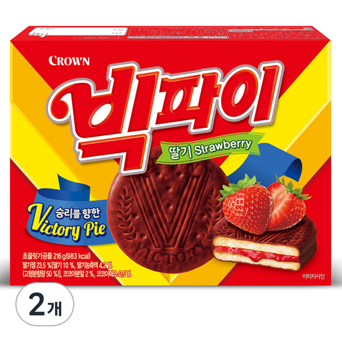 빅파이 딸기, 216g, 2개