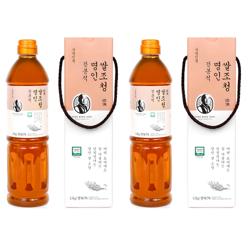 강봉석 명인 쌀조청, 1.2kg, 2개