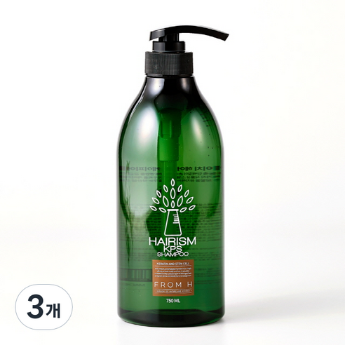 프롬에이치 헤어리즘 KPS 샴푸, 750ml, 3개