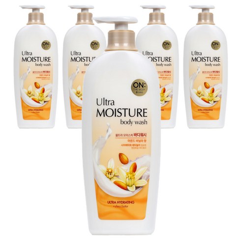 온더바디 울트라 모이스처 바디워시 아몬드 바닐라향, 785ml, 5개, 785ml