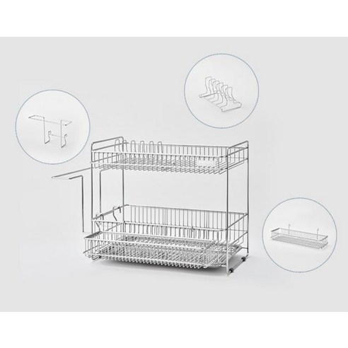 올스텐으로 깨끗하게, 한샘 식기건조대로 주방 위생 걱정 끝!