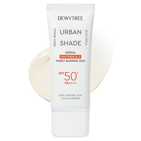 듀이트리 어반 쉐이드 더마 판테놀 5 수분 장벽 선크림 SPF50+ PA++++, 40ml, 2개