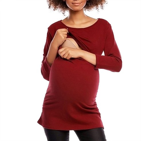 에이홉 긴 소매 수유 티셔츠