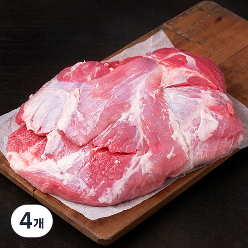 한돈 무항생제 인증 파머스팩 앞다리살 (냉장), 4개, 2kg