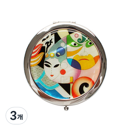 자개 나전칠기 원터치 손거울, 얼굴, 3개