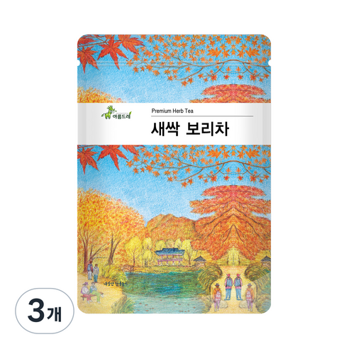 아름드레 새싹보리차 삼각티백, 1.1g, 50개입, 3개