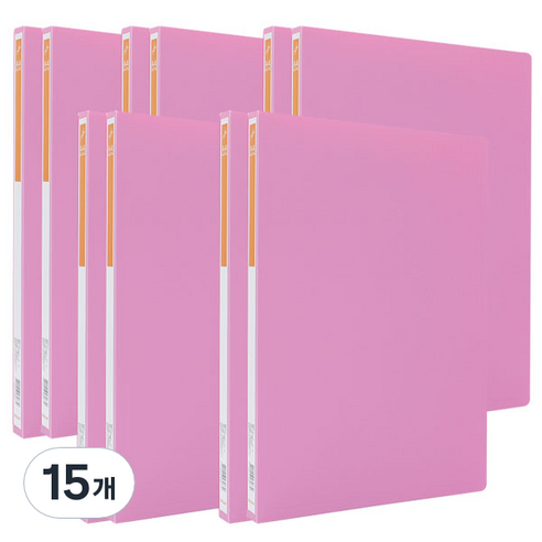 드림 PP 레버화일 A4 2p, 분홍, 15개